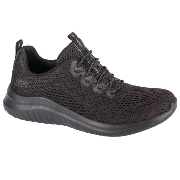 Buty sportowe damskie, Ultra Flex 2.0 - Lite-Groove. Czarne buty sportowe na co dzień damskie Skechers, bez wzorów. Za 299.99 zł.