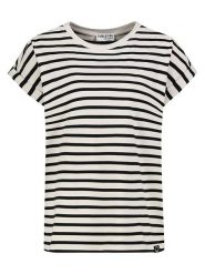 Sublevel Koszulka w kolorze kremowym rozmiar: M. Brązowe bluzki damskie Sublevel, m, bez wzorów, z bawełny, bez kołnierzyka. Za 69.99 zł.