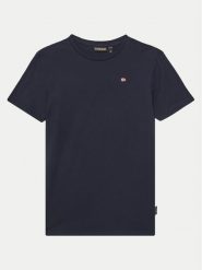 Napapijri T-Shirt Salis SS 2 NP0A4GEH1761 S Granatowy Regular Fit. Niebieskie t-shirty chłopięce Napapijri, bez wzorów, z bawełny, bez ramiączek. Za 69.99 zł.