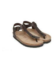 Mandel Skórzane sandały w kolorze brązowym rozmiar: 39. Brązowe sandały damskie Mandel, bez wzorów, bez obcasa. Za 121.99 zł.