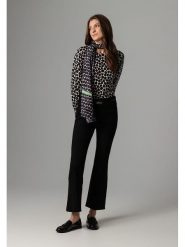 More & More Bluzka w kolorze biało-czarnym rozmiar: 44. Białe bluzki damskie MORE & MORE, bez wzorów, bez kołnierzyka, bez ramiączek. Za 117.73 zł.