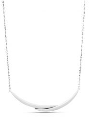 Eclat d'Argent Srebrny naszyjnik z elementem ozdobnym - dł. 39 cm rozmiar: onesize. Szare naszyjniki damskie Eclat d'Argent, srebrne. Za 176.08 zł.