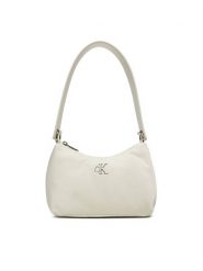 Calvin Klein Jeans Torebka K60K613124 Écru. Torebki klasyczne damskie Calvin Klein Jeans, bez wzorów, z jeansu, bez dodatków. Za 219.99 zł.