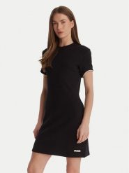 Guess Sukienka codzienna V6GK07 K3002 Czarny Regular Fit. Czarne sukienki damskie Guess, na co dzień, xl, z aplikacjami, z syntetyku, bez kołnierzyka, bez ramiączek, proste. Za 379.99 zł.
