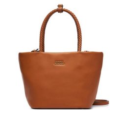 Torebka Tommy Hilfiger. Brązowe torebki klasyczne damskie Tommy Hilfiger, bez wzorów, bez dodatków. Za 849.99 zł.