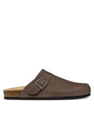 Geox Klapki U Sandal Ghita U559VC 00032 C6024 Brązowy. Brązowe klapki i japonki męskie Geox, z nubiku. Za 309.99 zł.
