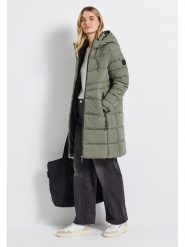 Cecil Płaszcz zimowy w kolorze zielonym rozmiar: 34. Zielone płaszcze damskie Cecil, na zimę, bez wzorów, z puchu. Za 275.40 zł.