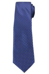 Ciemny Niebieski Elegancki Krawat -Angelo di Monti- 6 cm, Męski, Wzór Geometryczny. Niebieskie krawaty i muchy męskie Angelo di Monti, bez wzorów, eleganckie. Za 45.00 zł.