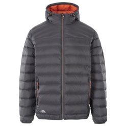 Trespass Whitman Ii - Męska kurtka puchowa Ciemnoszara / Spalona Pomarańcza. Szare kurtki męskie Trespass, m, bez wzorów, z puchu, sportowe, bez kaptura. Za 464.99 zł.