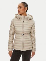 Calvin Klein Kurtka przejściowa K20K207108 Beżowy Slim Fit. Brązowe kurtki damskie CALVIN KLEIN, m, bez wzorów, z syntetyku, bez kaptura. Za 769.99 zł.