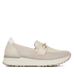 Półbuty Rieker. Półbuty damskie Rieker, bez wzorów, bez obcasa, na płaskiej podeszwie. Za 239.99 zł.