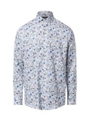 Finshley & Harding koszula non-iron Mężczyźni Modern Fit Bawełna biały|niebieski|wielokolorowy, 44. Białe koszule męskie Finshley & Harding, m, bez wzorów, z bawełny, bez kołnierzyka, bez ramiączek. Za 199.95 zł.