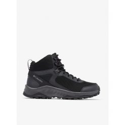 Buty turystyczne męskie Columbia Trailstorm Ascend WP Mid. Czarne buty trekkingowe męskie Columbia, bez zapięcia, trekkingowe. Za 319.99 zł.