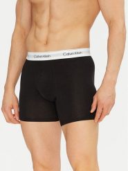 Calvin Klein Underwear Komplet 3 par bokserek LV00NB4394 Czarny. Czarne bokserki męskie Calvin Klein Underwear, bez wzorów, z bawełny. Za 199.99 zł.