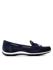 Geox Mokasyny D Vega Moc D35DNA 00022 C4002 Granatowy. Niebieskie mokasyny damskie Geox, ze skóry. Za 339.99 zł.