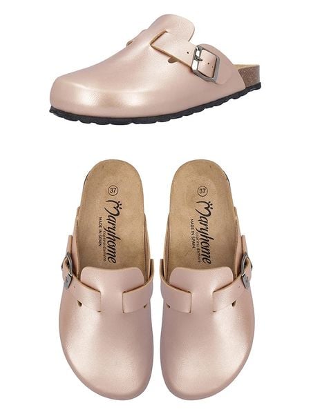 Maryplaid Klapki w kolorze jasnoróżowym rozmiar: 39. Różowe klapki damskie maryplaid, bez wzorów, z materiału, bez obcasa. Za 86.99 zł.