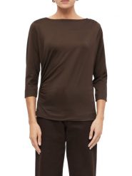 S.Oliver BLACK LABEL Koszulka Kobiety brązowy, 44. Brązowe t-shirty damskie s.Oliver Black Label, s, bez wzorów, bez kołnierzyka. Za 229.95 zł.
