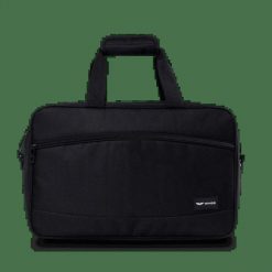 WINGS Podręczna Torba PODRÓŻNA kabinowa BLACK. Czarne torebki klasyczne damskie Wings, bez wzorów, z materiału, bez dodatków. Za 59.90 zł.