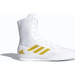 Buty bokserskie adidas Box Hog Plus białe. Białe buty sportowe na co dzień męskie Adidas, z materiału, bez zapięcia. W wyprzedaży za 389.00 zł.
