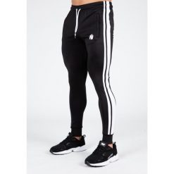 Riverside Track Spodnie - Czarny. Czarne spodnie sportowe męskie GORILLA WEAR. Za 255.00 zł.