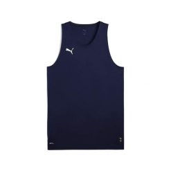 Koszulka Puma teamJaws Starter. Niebieskie t-shirty sportowe męskie Puma, l, z materiału, bez ramiączek, na fitness i siłownię. Za 119.99 zł.