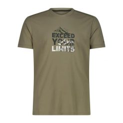 Koszulka polo z nadrukiem adventure CMP. Niebieskie koszulki polo męskie CMP, na lato, m, bez wzorów, z tkaniny, bez ramiączek. Za 77.99 zł.