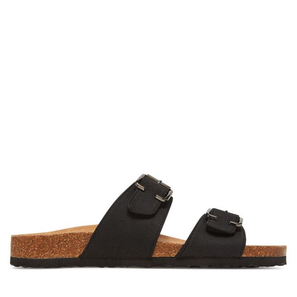 Klapki ONLY Shoes. Czarne klapki damskie ONLY Shoes, bez wzorów, bez obcasa. Za 109.99 zł.