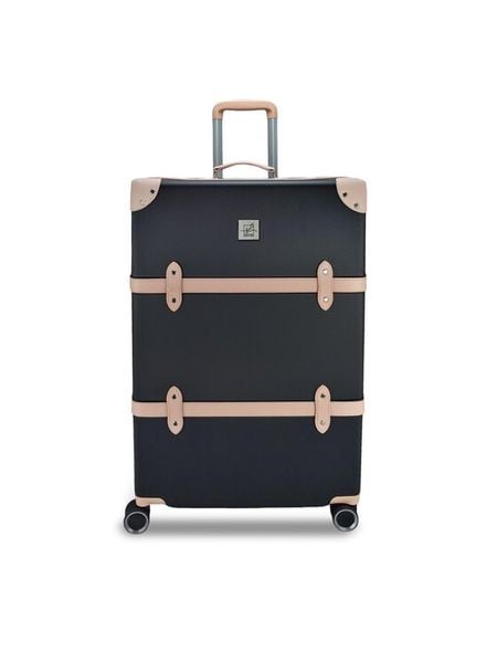 Semi Line Walizka duża T5671-4 Czarny. Czarne walizki Semi-line, bez wzorów, z tworzywa sztucznego, duże. Za 399.99 zł.