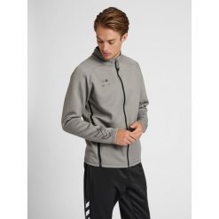 Bluza dresowa zapinana na zamek błyskawiczny Hummel Cima XK. Czarne bluzy bez kaptura męskie HUMMEL, xl, z dresówki. W wyprzedaży za 252.60 zł.
