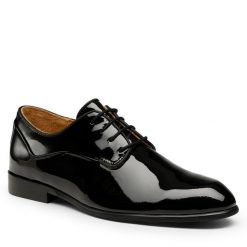Półbuty GINO ROSSI. Czarne półbuty męskie Gino Rossi, bez zapięcia. Za 208.99 zł.
