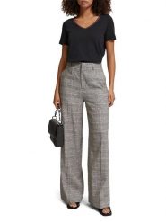 Scotch & Soda Koszulka w kolorze czarnym rozmiar: XS. Czarne bluzki damskie Scotch & Soda, xs, bez wzorów, z bawełny, bez kołnierzyka, bez ramiączek. Za 48.28 zł.