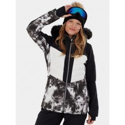 Kurtka Narciarska Damska Fundango Salina. Białe kurtki narciarskie i snowboardowe damskie Fundango, bez wzorów, bez kaptura, narciarskie. W wyprzedaży za 699.00 zł.
