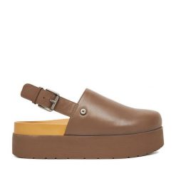 Sandały G-Star. Brązowe sandały damskie G-Star, bez wzorów, bez obcasa, na koturnie. Za 199.99 zł.