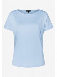 More & More Koszulka w kolorze błękitnym rozmiar: 34. Niebieskie bluzki damskie MORE & MORE, s, bez wzorów, z wiskozy, bez kołnierzyka. Za 47.94 zł.