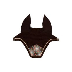 Czapka przeciw insektom dla konia z weluru Kentucky Horsewear Fly Veil Wellingto. Brązowe czapki męskie KENTUCKY HORSEWEAR, bez wzorów, z materiału, eleganckie. Za 302.50 zł.