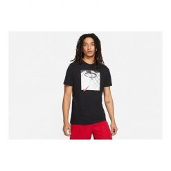 Koszulka sportowa męska Nike Hbr Photo. Czarne t-shirty sportowe męskie Nike, l, z bawełny, bez ramiączek. Za 174.00 zł.