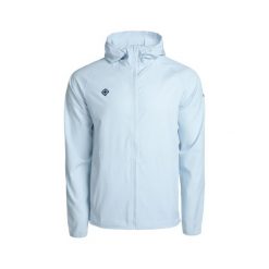 Kurtka sportowa męska ATTICA M z kapturem, gumką bi-elastyczną i wentylacją bocz. Niebieskie kurtki treningowe męskie IZAS, m, bez wzorów, trekkingowe. Za 330.39 zł.