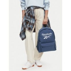 Plecak Reebok. Niebieskie plecaki damskie Reebok, bez wzorów. Za 99.99 zł.