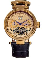 Heritor Zegarek automatyczny "Ganzi" w kolorze złoto-czarnym rozmiar: onesize. Czarne, analogowe zegarki męskie Heritor, ze stali. Za 587.99 zł.