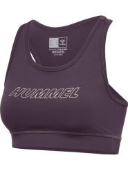 Biustonosz dla kobiet Hummel Te Fundamental. Czerwone biustonosze sportowe damskie HUMMEL, bez wzorów, z dżerseju. Za 176.50 zł.