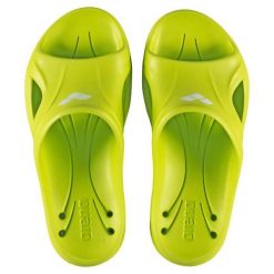 Klapki Arena Hydrosoft II Junior Hook. Zielone klapki damskie Arena, bez wzorów, bez obcasa. Za 49.99 zł.
