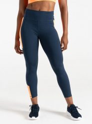 Dare 2b Legginsy sportowe "Move II" w kolorze granatowym rozmiar: 36. Niebieskie legginsy damskie Dare 2b, bez wzorów, z materiału, outdoorowe. Za 91.56 zł.