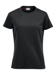 Clique Ice-T Women koszulka damska z oddychającego poliestru – black. Czarne t-shirty damskie CLIQUE, s, bez wzorów, z poliesteru, bez kołnierzyka. Za 116.72 zł.