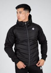 Kurtka męska Gorilla Wear Felton Jacket całosezonowa. Czarne kurtki męskie GORILLA WEAR, m, z aplikacjami, z gumy, bez kaptura. Za 492.65 zł.