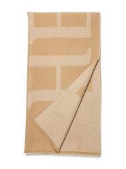 Hey Marly Wełniany szal "Signature" w kolorze jasnobrązowym - 200 x 55 cm rozmiar: onesize. Brązowe szaliki i kominy damskie Hey Marly, bez wzorów, z kaszmiru. Za 256.70 zł.