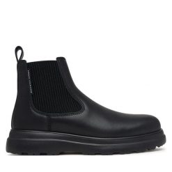Sztyblety Armani Exchange. Czarne sztyblety męskie Armani Exchange, bez zapięcia. Za 1,109.00 zł.