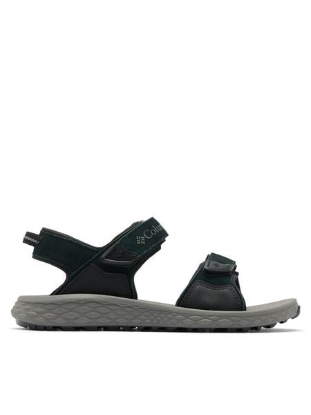 Columbia Sandały Konos Hiker 2-Strap 2121561 Czarny. Czarne sandały męskie Columbia, ze skóry, bez zapięcia. Za 249.99 zł.