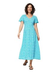 Ipanima Sukienka w kolorze turkusowym rozmiar: 34/36. Niebieskie sukienki damskie Ipanima, bez wzorów, z wiskozy, bez kołnierzyka, bez ramiączek, maxi. Za 100.99 zł.