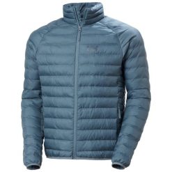 Kurtka z kapturem Helly Hansen Banff. Niebieskie kurtki męskie Helly Hansen, m, bez wzorów, z puchu, z kapturem, narciarskie. Za 799.00 zł.