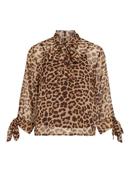 Vila Bluzka w kolorze jasnobrązowym rozmiar: 36. Brązowe bluzki damskie Vila, bez wzorów, bez kołnierzyka, bez ramiączek. Za 100.04 zł.